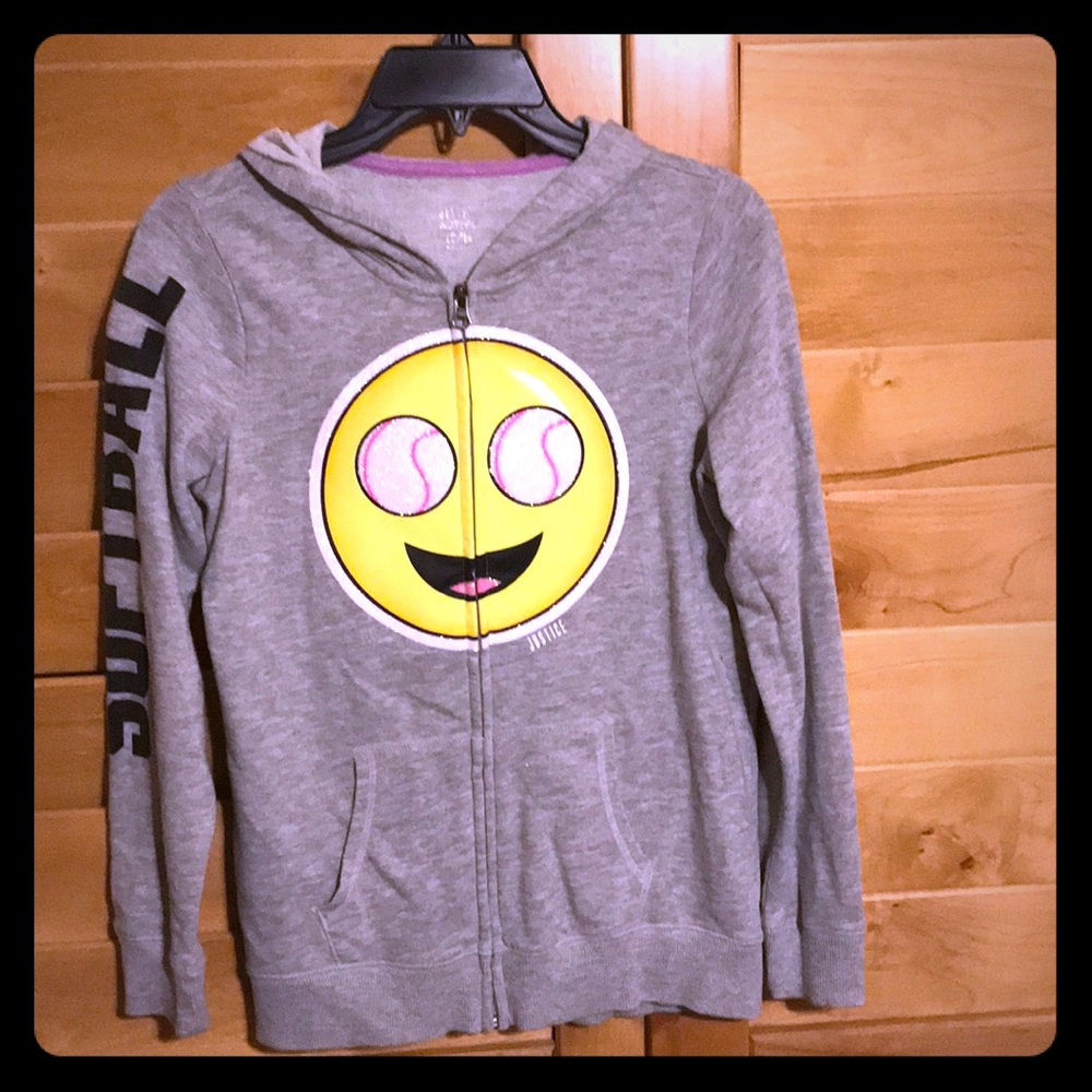 Justice Active size 12/14 zip-up Hoodie